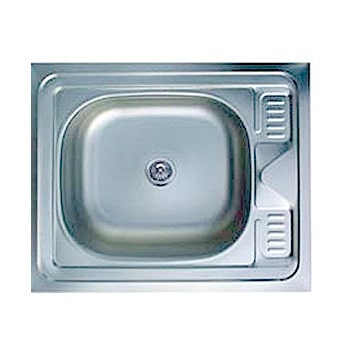 Мойка врезная из нержавейки левая 500X600х130 Габариты (Д х Ш х Г): 500X600х130 Установка: врезная Размер чаши: 350х400 Материал: нержавеющая сталь Толщина: 0.4 мм Расположение чаши: слева Форма: прямоугольная Крыло: справа Диаметр сливного от