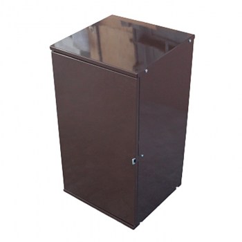 Шкаф-ящик для газового баллона 27 литров уличный цвет коричневый